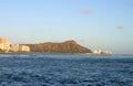 Diamond Head Crater in Waikiki, Honolulu, Hawaii Royalty Free Stock Photo