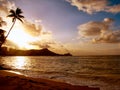 Diamond head-Hawaii Royalty Free Stock Photo