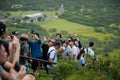 Crowded Summit Diamond Head Hike