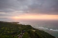 Diamond Head Sunrise at Dawn Royalty Free Stock Photo