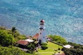 Diamond head Lighthouse Hawaii Royalty Free Stock Photo