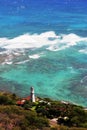 Diamond Head Lighthouse in Honolulu, Hawaii Royalty Free Stock Photo