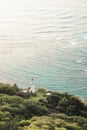 Diamond Head Lighthouse Honolulu Hawaii Royalty Free Stock Photo