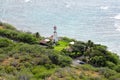 Diamond Head Lighthouse, Oahu Royalty Free Stock Photo