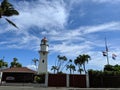 Diamond Head Lighthouse parking entrance Royalty Free Stock Photo