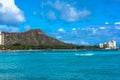 Diamond Head in Oahu, Hawaii Royalty Free Stock Photo