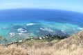 Diamond Head Overlook On The Island Of Oahu Hawaii Royalty Free Stock Photo