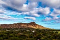 Diamond Head State Monument, Oahu, Hawaii Royalty Free Stock Photo