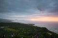 Diamond Head Sunrise at Dawn Royalty Free Stock Photo