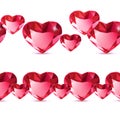 Diamond heart pattern Royalty Free Stock Photo