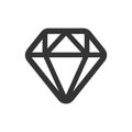 Diamond Icon Royalty Free Stock Photo