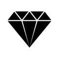 Diamond icon vector sign and symbol on trendy design. Royalty Free Stock Photo