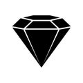 Diamond icon vector sign and symbol on trendy design. Royalty Free Stock Photo