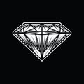 Diamond illustration cartoon jewelry gemstone logo