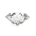 Diamond on isolated white in 3D rendering