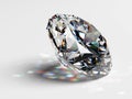 Diamond jewel with caustics Royalty Free Stock Photo