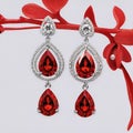diamond jewelry luxury and fashion jewelry Royalty Free Stock Photo