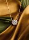 Diamond jewelry luxury and fashion jewelry. ai generative Royalty Free Stock Photo