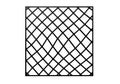 Diamond lattice pattern a repeating geometric structure with intersecting lines forming diamond shapes Royalty Free Stock Photo