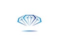 Diamond logo design template vector icon illustration