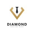 Diamond logo vector design template Royalty Free Stock Photo