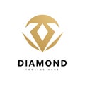 Diamond logo vector design template Royalty Free Stock Photo