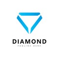 Diamond logo vector design template Royalty Free Stock Photo
