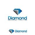 diamond logo vector template Royalty Free Stock Photo