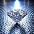 Diamond Metal Texture Reflective Steel Background Royalty Free Stock Photo