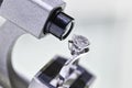 Diamond microscope Royalty Free Stock Photo