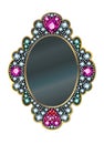 Diamond Mirror Frame