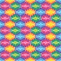 Diamond Outline Pattern in Bright Colors