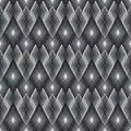 Diamond Outline Pattern in Shades of Grey