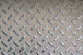 Diamond pattern steel texture Royalty Free Stock Photo