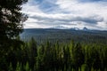 Diamond Peak Forest Landscape, Oregon Royalty Free Stock Photo