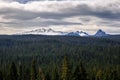 Diamond Peak Forest Landscape, Oregon Royalty Free Stock Photo