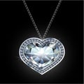 Diamond pendant Royalty Free Stock Photo