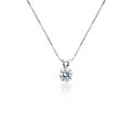 Diamond pendant on white Royalty Free Stock Photo