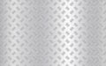 Diamond plate background. Realistic metal texture. Industrial construction. Silver steel or aluminum sheet. Iron Royalty Free Stock Photo