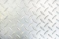 Diamond Plate Silver Metal Royalty Free Stock Photo