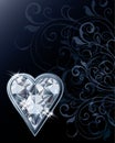 Diamond poker hearts card