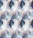 Diamond rhombus seamless texture, vector