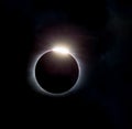 Diamond ring effect from North Carolina 2017 solar eclipse