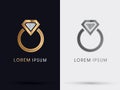 Diamond Ring illustration Royalty Free Stock Photo