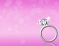 Diamond ring Royalty Free Stock Photo