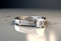 Diamond ring large. Generate Ai Royalty Free Stock Photo