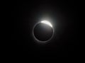 Diamond ring during total solar eclipse