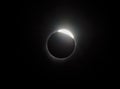 Diamond ring during total solar eclipse Royalty Free Stock Photo