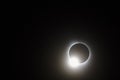 Diamond Ring, Total Solar Eclipse, Seen From Dublin, Ohio, April 8, 2024 Royalty Free Stock Photo