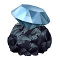 Diamond In The Rough Royalty Free Stock Photo